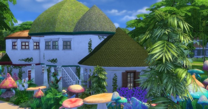 Sims 4 Schtroumpf House by valbreizh at Mod The Sims