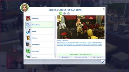 Ghost Hunter Career TS3 to TS4 by Twilightsims at Mod The Sims