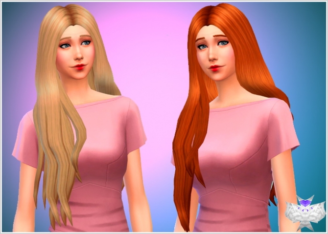 Liana Hair Variation at David Sims » Sims 4 Updates