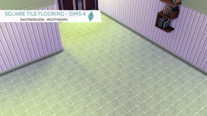Sims 4 Square Tile Floors by sailfindragon at Mod The Sims