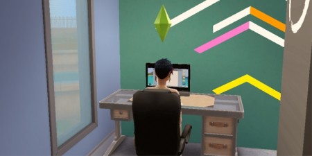 Graphic Designer Career (11 Level) by yusril at Mod The Sims
