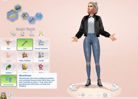 Misanthrope Trait by Twilightsims at Mod The Sims