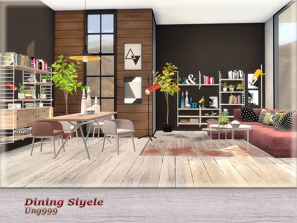 Sims 4 Dining Siyele by ung999 at TSR