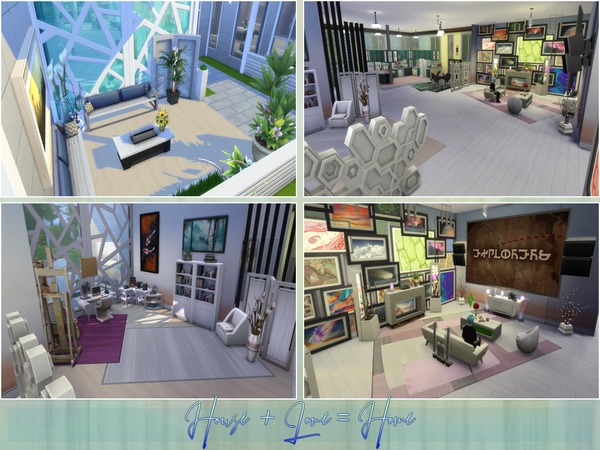 Sims 4 Neoteric Utopia by TifaSan at TSR