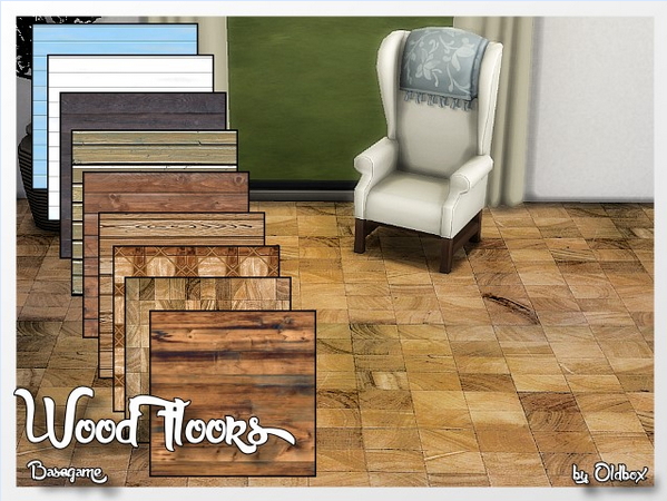 Sims 4 Wood Floors by Oldbox at All 4 Sims