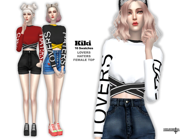 Sims 4 KIKI Lovers Haters TOP by Helsoseira at TSR