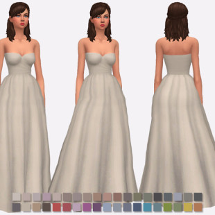 51 Lace black dress by sims2fanbg at TSR » Sims 4 Updates