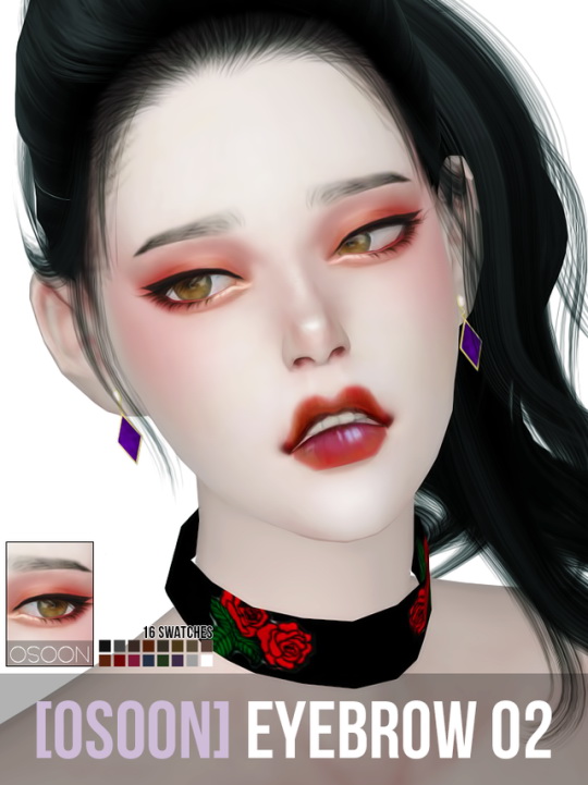 Sims 4 Eyebrows 02 at Osoon