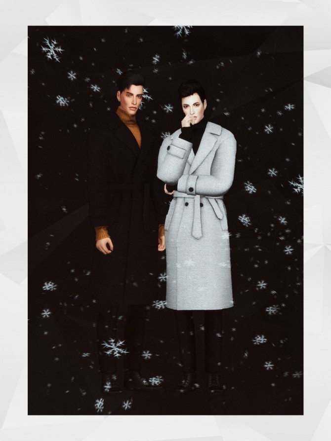 Sims 4 Winter Trench Coat at Gorilla
