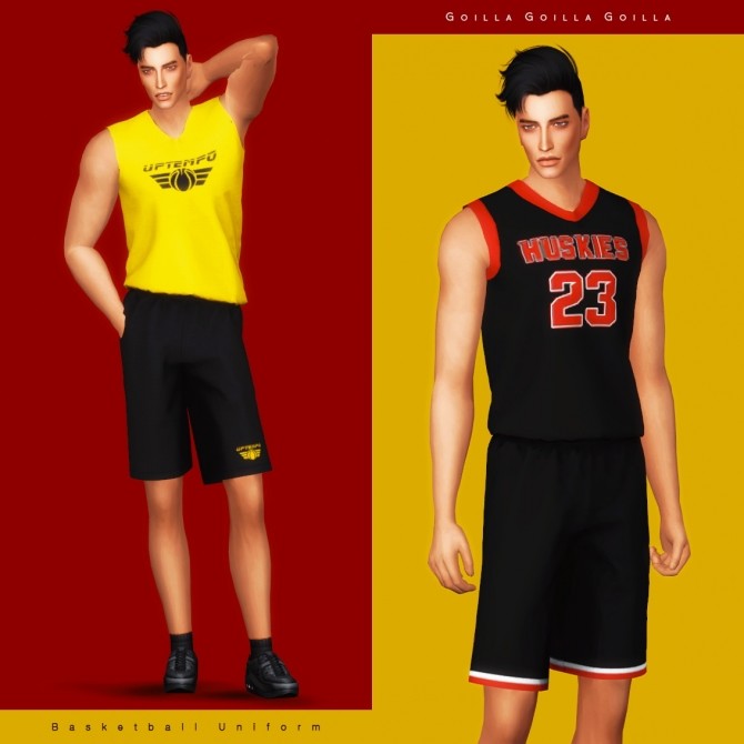 Sims 4 Basketball Uniform at Gorilla