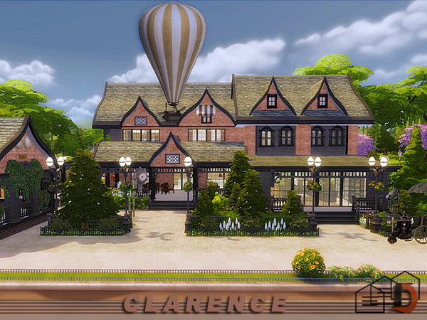 Sims 4 Clarence Steampunk villa by Danuta720 at TSR