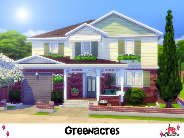 Sims 4 Greenacres family home build by sharon337 at TSR