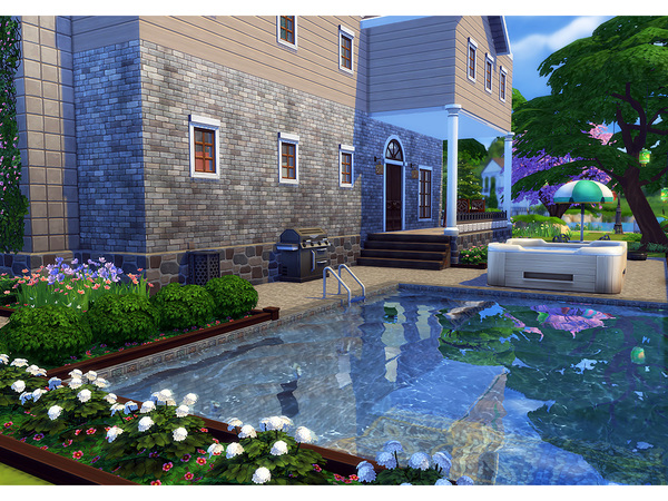 Sims 4 Mocha charming country home by Degera at TSR