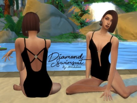 Diamond swimsuit by MrsJuliee at Sims 4 Fr