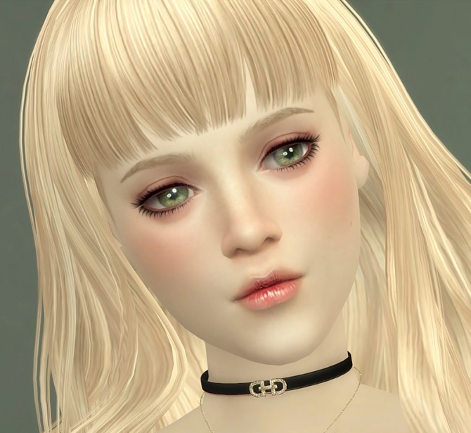 Sims 4 Emily at Vicky SweetBunny