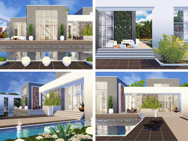 Sims 4 Mitchell home by Rirann at TSR