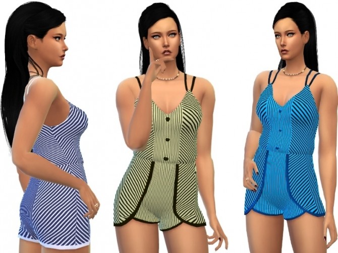 Sims 4 Overall summer at Louisa Creations4Sims