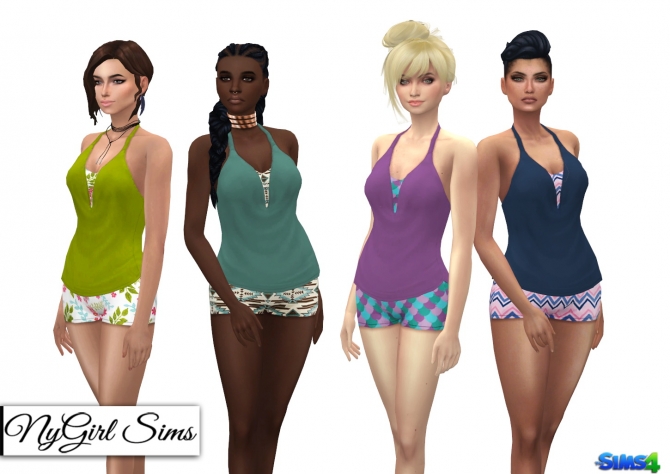 Swimsuit Collection 2018 at NyGirl Sims » Sims 4 Updates