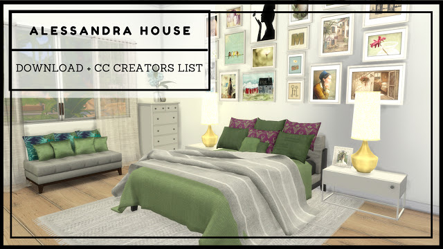 Sims 4 Alessandra House at Dinha Gamer
