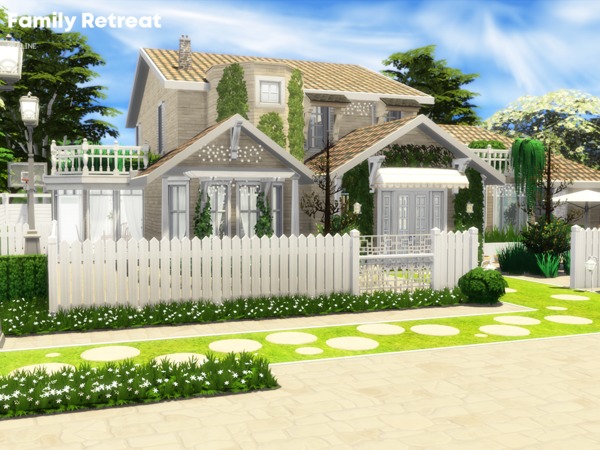 Sims 4 Family Retreat by Pralinesims at TSR