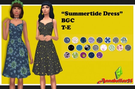 Summertide Dress by Annabellee25 at SimsWorkshop