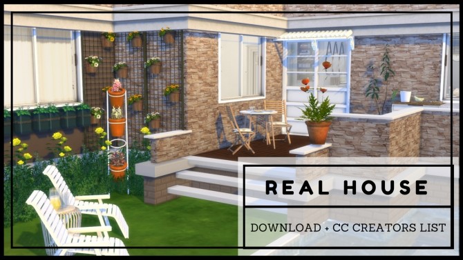 Sims 4 Real House at Dinha Gamer