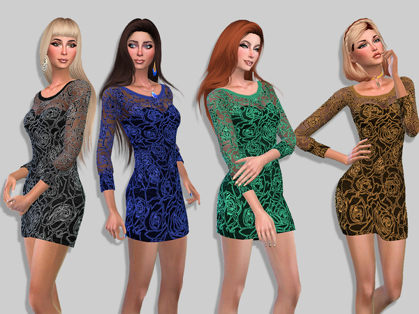 Sims 4 Ma petite robe noire by Simalicious at TSR