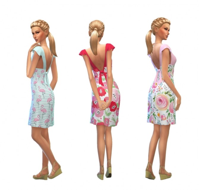 Sims 4 Summer Dresses at SimPlistic