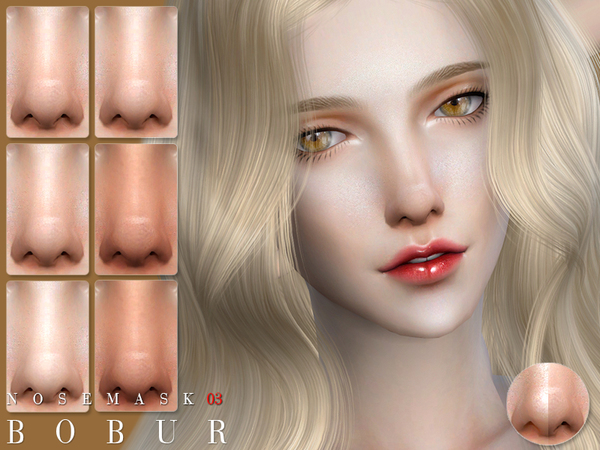 Sims 4 Nose 03 by Bobur3 at TSR