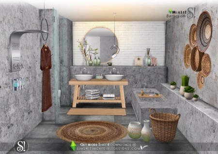 Mix It! bathroom set at SIMcredible! Designs 4 » Sims 4 Updates