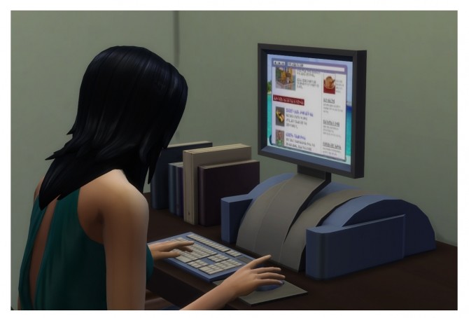 Sims 4 TS3 > TS4 Sleek Intellect 5010 PC Conversion by Menaceman44 at Mod The Sims