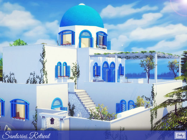 Sims 4 Santorini Retreat by Sooky at TSR