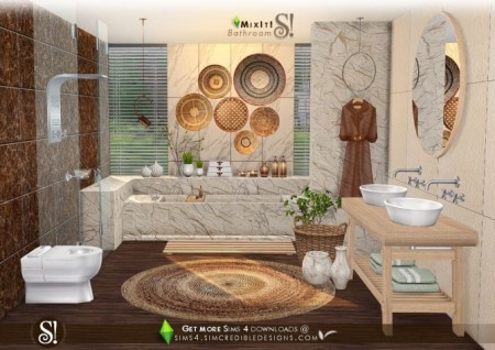 Mix It! bathroom set at SIMcredible! Designs 4 » Sims 4 Updates