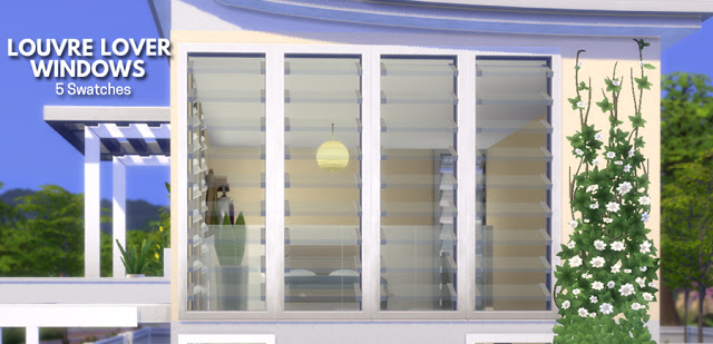 Sims 4 Louvre Lover Windows at Simlish Designs