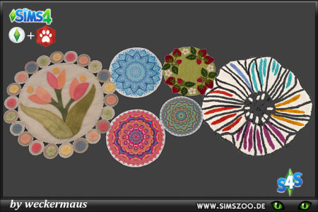 Outdoor Rugs by weckermaus at Blacky’s Sims Zoo