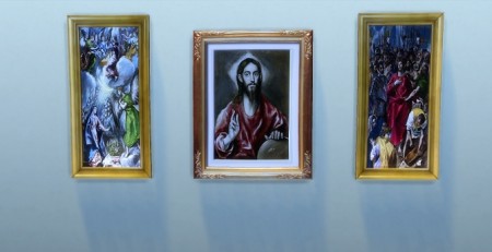 Some religious paintings by El Greco by Alawen at Mod The Sims