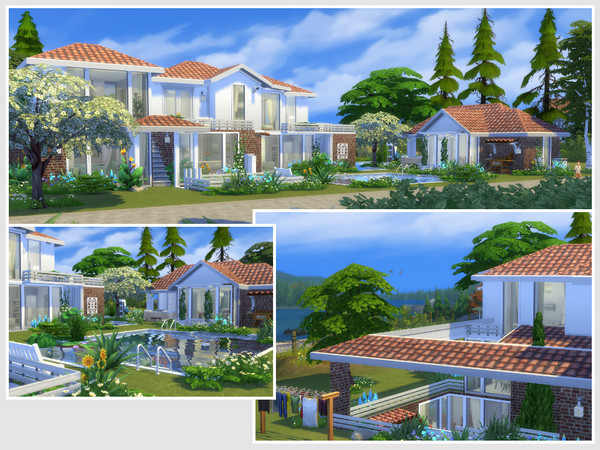 Sims 4 Bloomfeld house by philo at TSR
