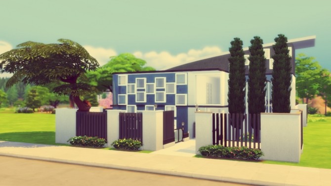 Sims 4 Oak Tree modern two bedroom house at Simming With Mary