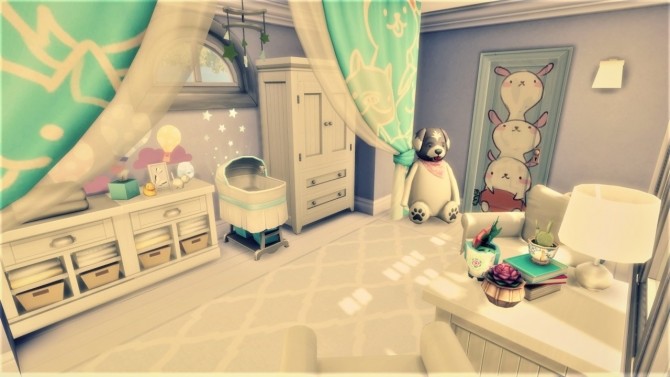 Sims 4 Probably it will be a boy nursery at Agathea k
