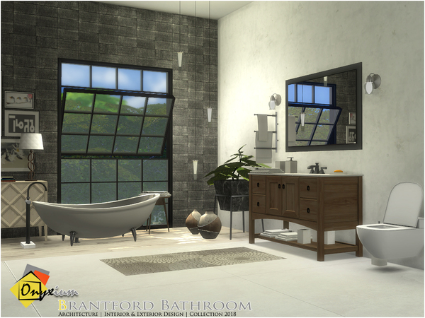 Sims 4 Brantford Bathroom by Onyxium at TSR