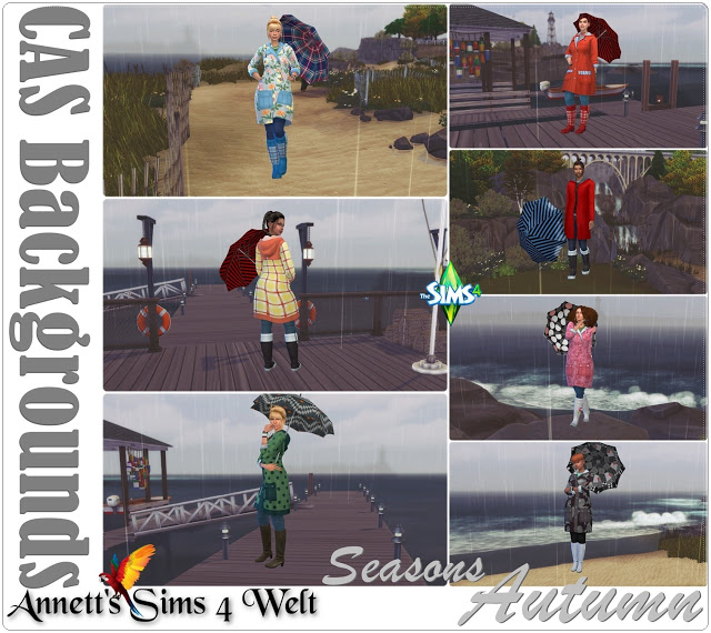 Sims 4 CAS Backgrounds Seasons Autumn at Annett’s Sims 4 Welt