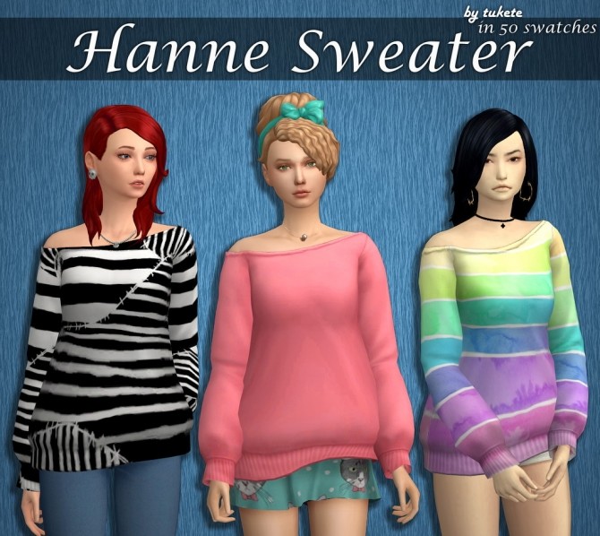 Sims 4 Hanne Sweater at Tukete