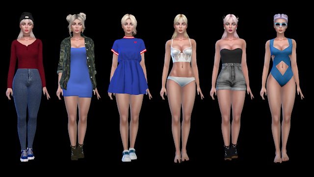Sims 4 LANA SANDERS sim at All by Glaza