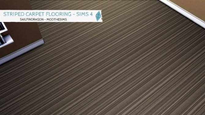Sims 4 Striped Carpet Flooring by sailfindragon at Mod The Sims