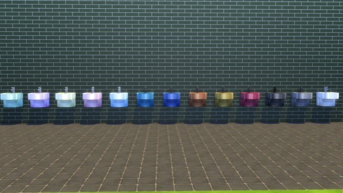 Sims 4 Shorty Sink by Snowhaze at Mod The Sims