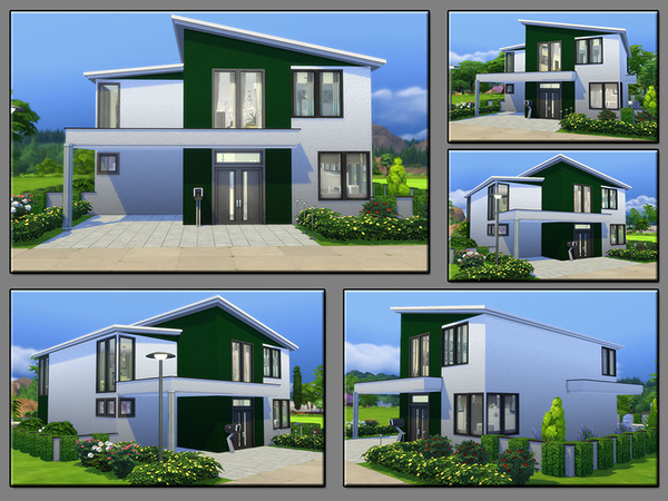 Sims 4 MB Suburban Surprise house by matomibotaki at TSR