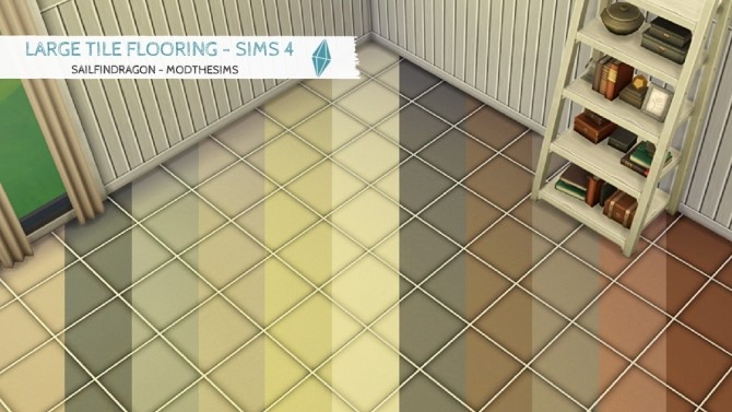 Sims 4 Large Floor Tiles by sailfindragon at Mod The Sims