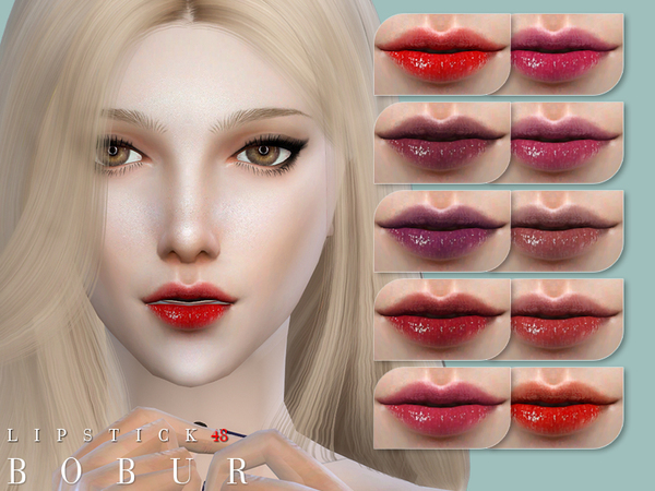 Sims 4 Lipstick 48 by Bobur3 at TSR