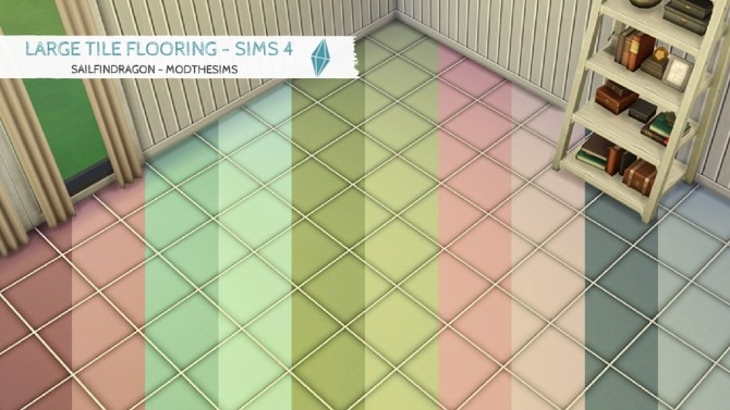 Sims 4 Large Floor Tiles by sailfindragon at Mod The Sims