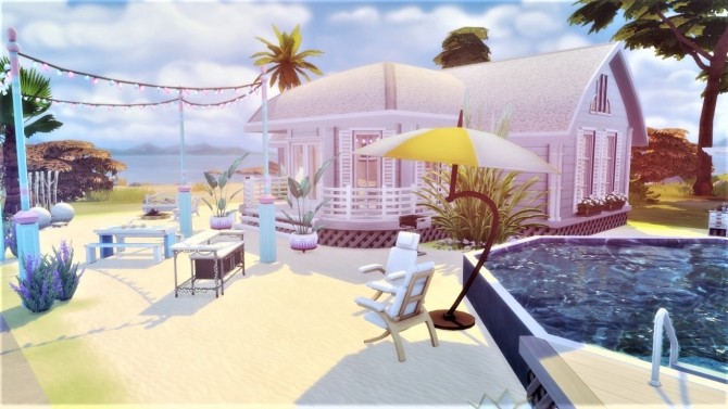 Sims 4 Beach house at Agathea k